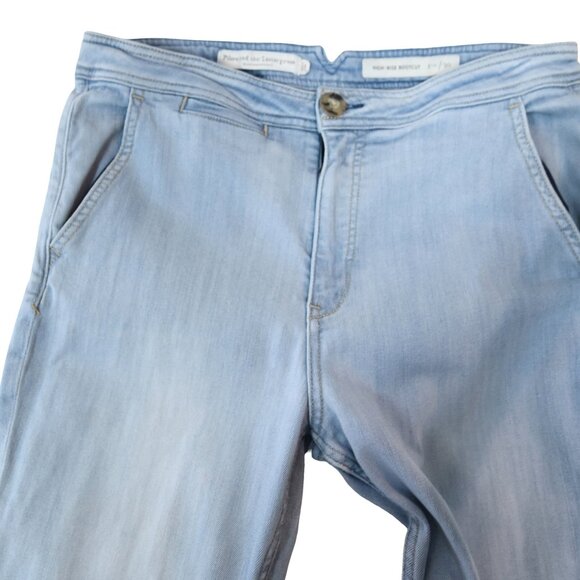 Pilcro Anthropologie High Rise Bootcut Flare Jeans Light Wash Size 30 70's - Picture 3 of 9